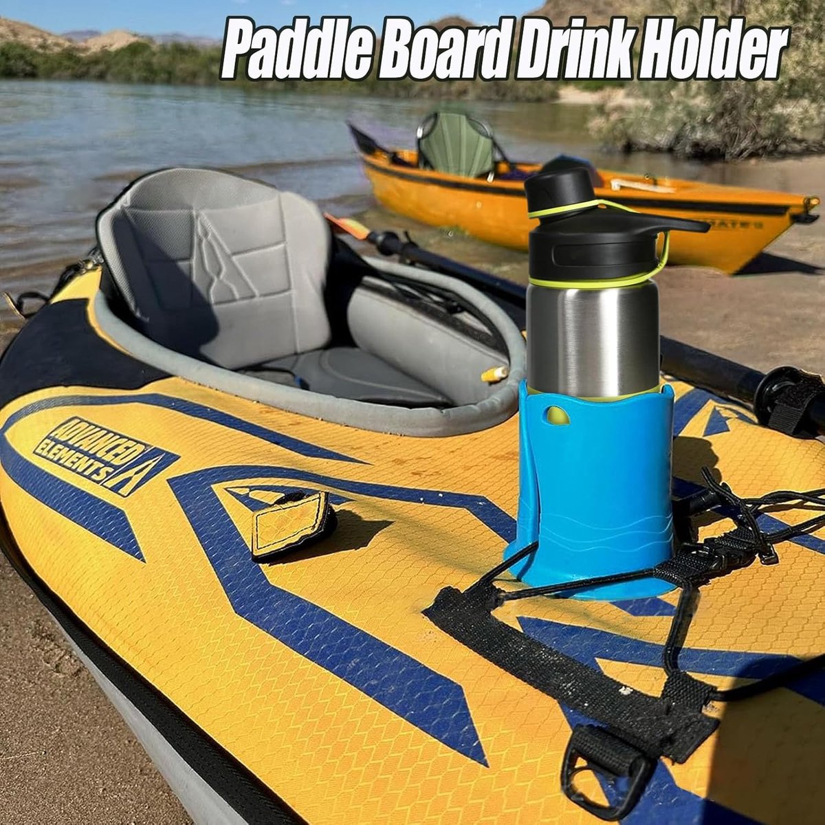 Paddle Board/SUP Bekerhouder Waterfleshouder Roze - Boot, Kajak, Surfplank, Camper, Bureau, Zwembad, SUP – foto 4