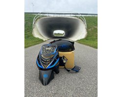Zip Sp Stickerset - Zip Stickerset - Zip SP - Piaggio Zip - Speciale kleur - Scooterstickers - Metallic blauw - goud