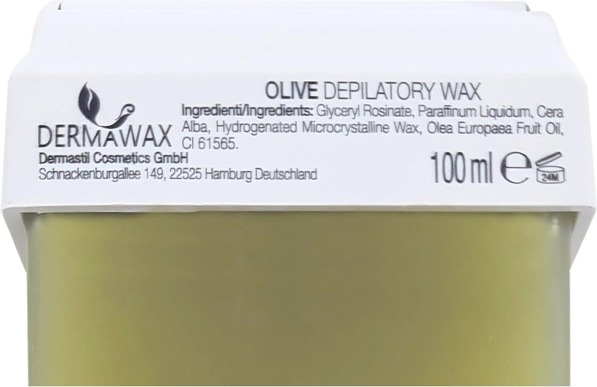 6 x Roll-On Olijfwas - Zachte Ontharing voor Benen, Armen, Rug, Oksels en Gezicht - Hydraterend en Huidverzorgend - Ideaal voor Studio en Thuisgebruik