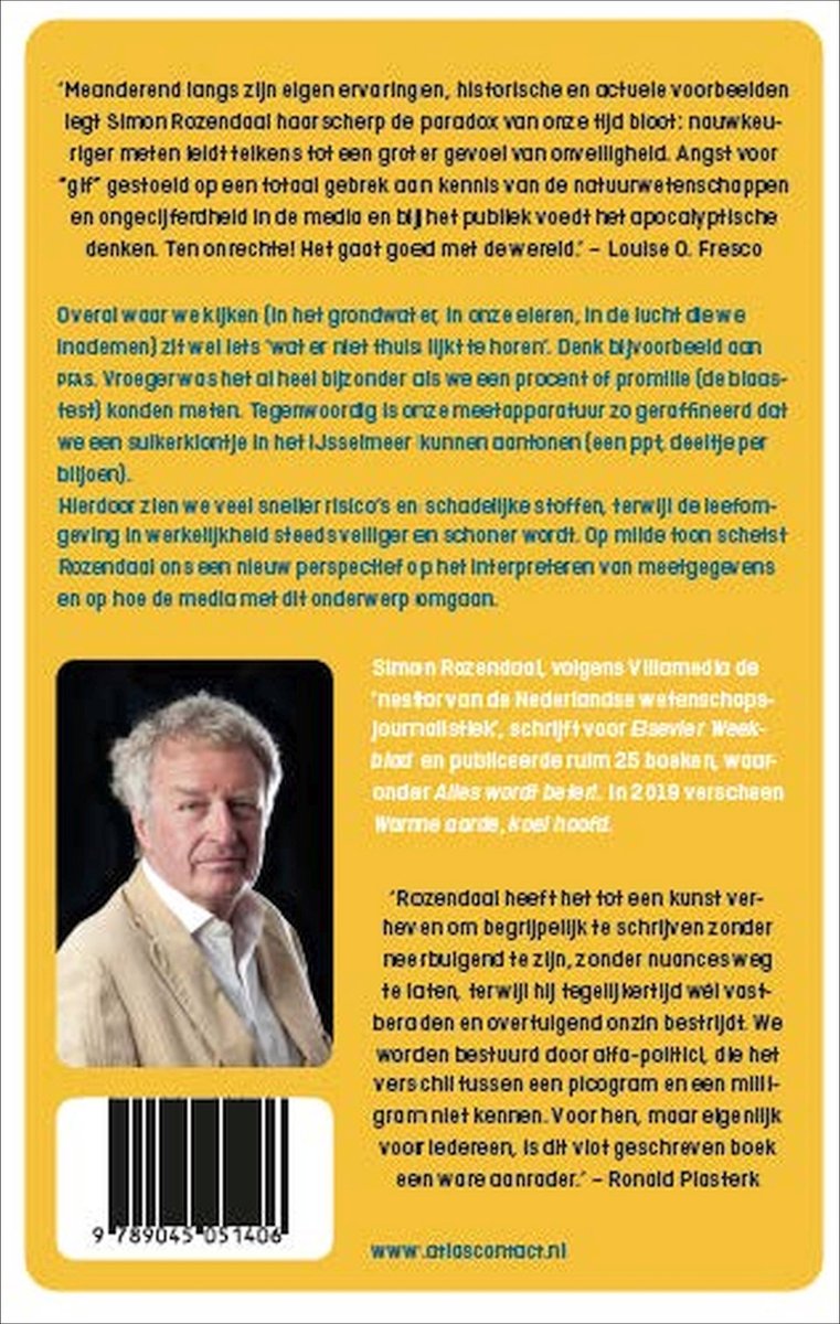Paniek om niets - back cover