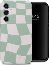 Selencia Coque adaptée pour Samsung Galaxy A35 – Selencia Vivid Backcover – Groovy Sage Green