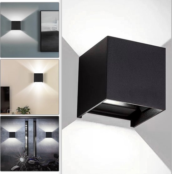 EGLO LED wandlamp binnen Talamello, rechthoekige muurlamp met indirecte verlichting, lamp wand voor hal en woonkamer, metaal in geborsteld goud, warm wit, 15 cm
