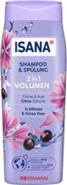 Bol.com ISANA 2+1 Volumeshampoo + Conditioner | 2-in-1 Shampoo en Conditioner | 300 ml - Soft Care Complex - Met tarweproteïne -... aanbieding