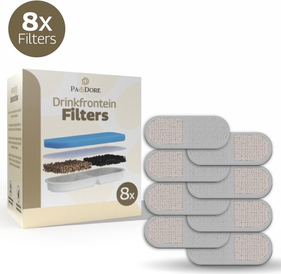 PetSafe Ion-X Drinkfontein Filters – 4 Stuks, Met Actieve Koolstof En Ionenwisselaar, Voor Outlast En Viva