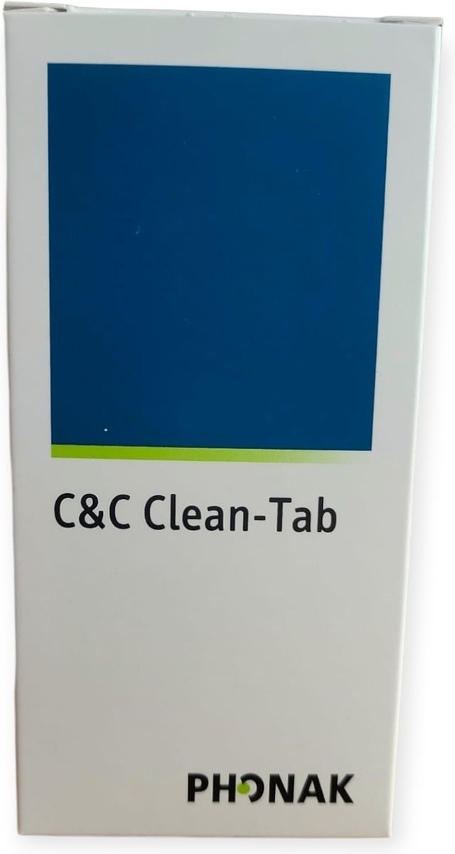 Goedkoopste Phonak C&C Clean tab Reinigingstabletten voor Oorstukjes en Otoplastieken