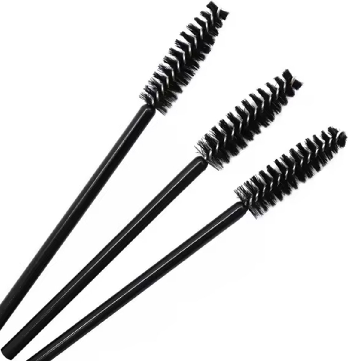 Goedkoopste Scoby - Wimperborstel - 50 Stuks - Make-up en Mascara - Eyelash Brush - Wimper en Wenkbrauw Borsteltjes - Zwart