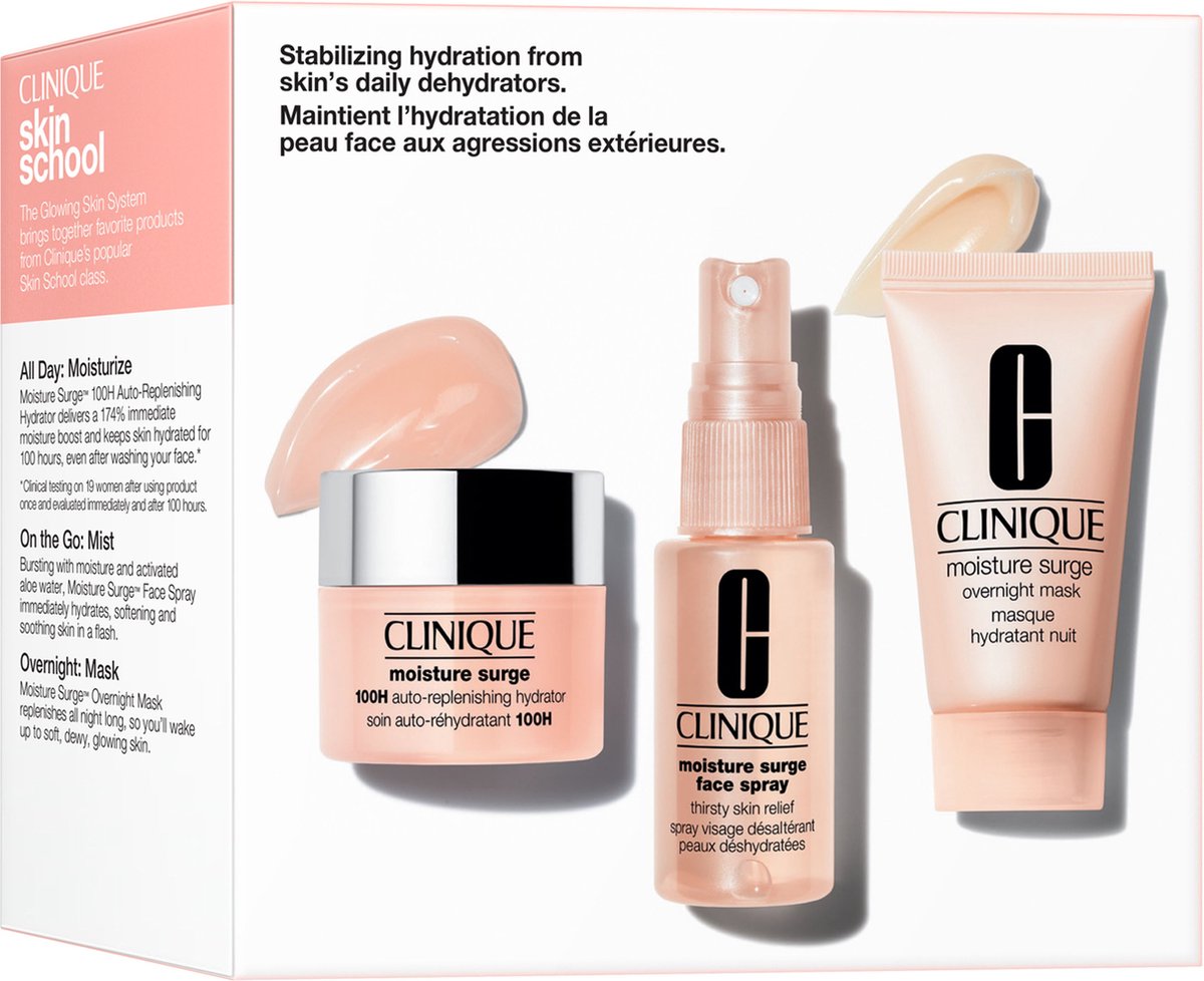 Goedkoopste Clinique Glowing Skin Essentials Cadeauset - 75 ml