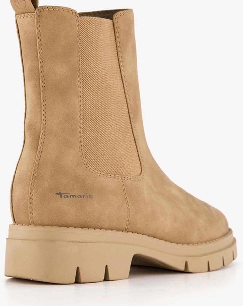 Tamaris dames veterboots zwart goud Maat 38 bol