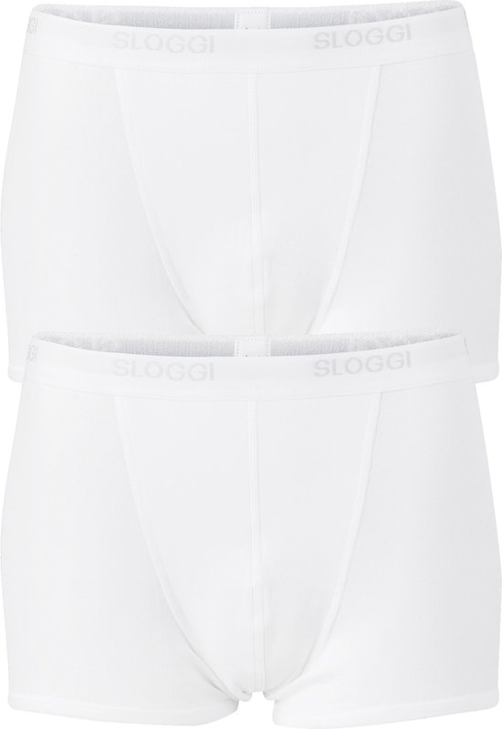 sloggi men Basic Heren Boxershort - 2-pack - Wit - Maat L