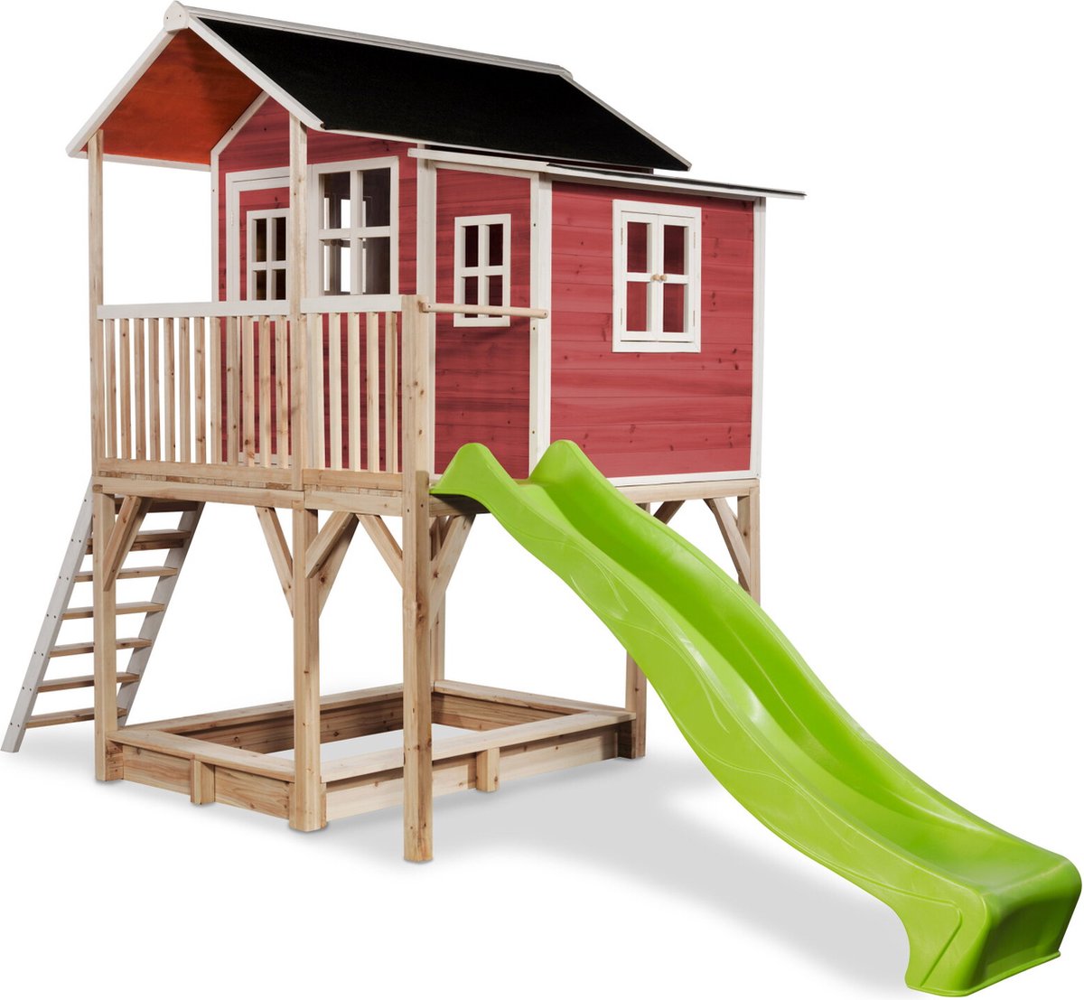 EXIT Loft 750 houten speelhuis - rood