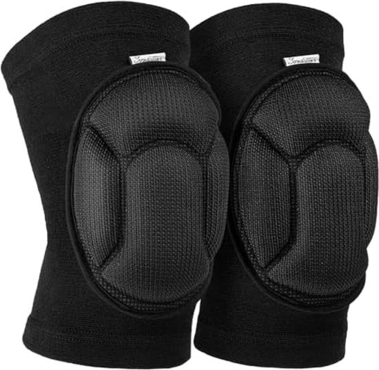 Kniebeschermers – 20mm Dikke Spons – Anti-botsing – Voor Dans, Volleybal, Yoga & Hardlopen – Ademend & Elastisch