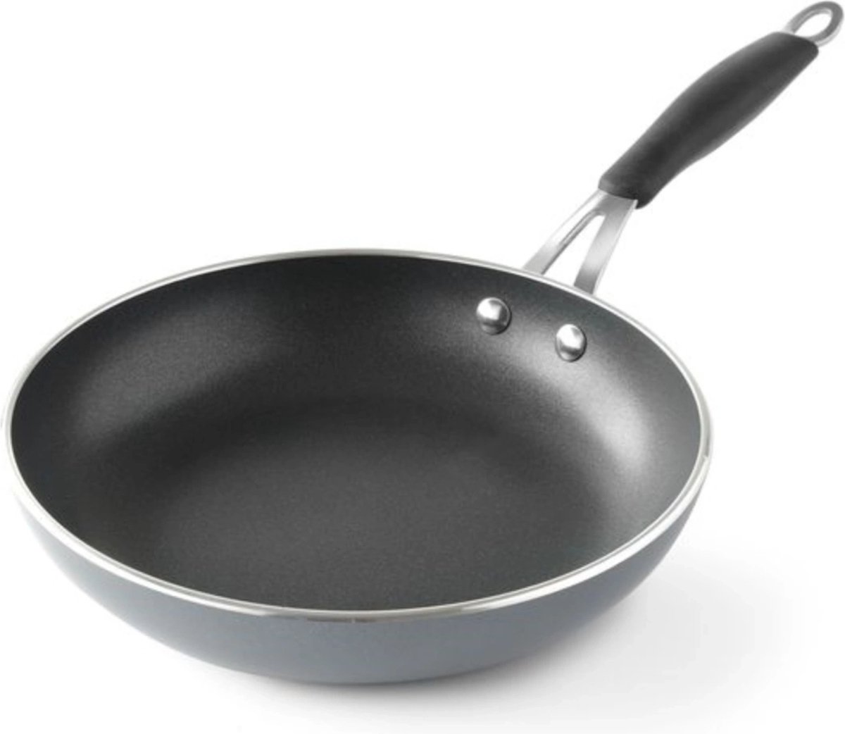 HENDI Koekenpan – Aluminium – Teflon anti-aanbaklaag – Ø32 cm – Siliconen greep
