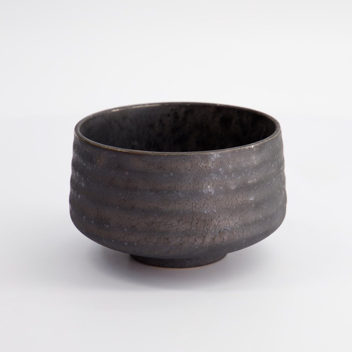 Tokyo Design Studio - Ambachtelijke Matcha Kom - Zwart - 11.5x7.7cm - 600ml