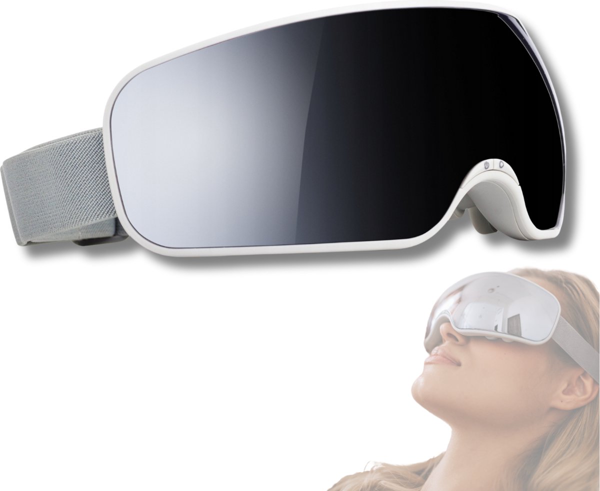 Medivon Horizon LUX - Oogmassage Apparaat - Hoofdmassage - Migraine Masker - Bluetooth - Helpt tegen Hoofpijn & Migraine