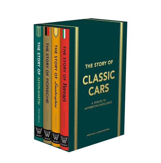 The Story of Classic Cars Gift Set: A Tribute to Four Automo ... - cover