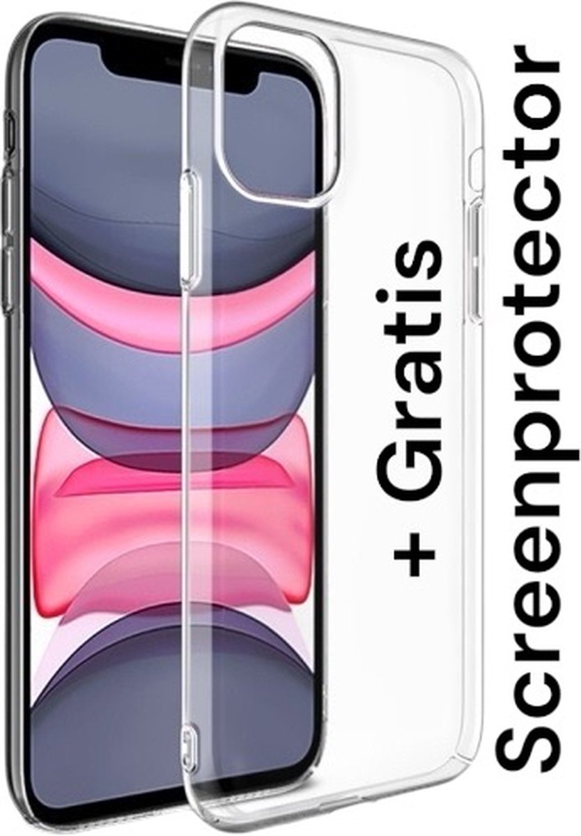 Hoesje Geschikt voor Apple iPhone 12 mini silicone back cover/Transparant hoesje