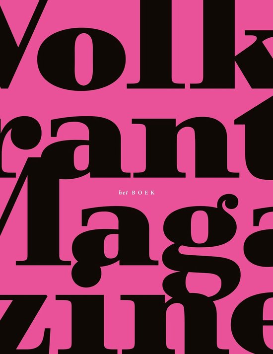 Volkskrant Magazine - het boek - cover