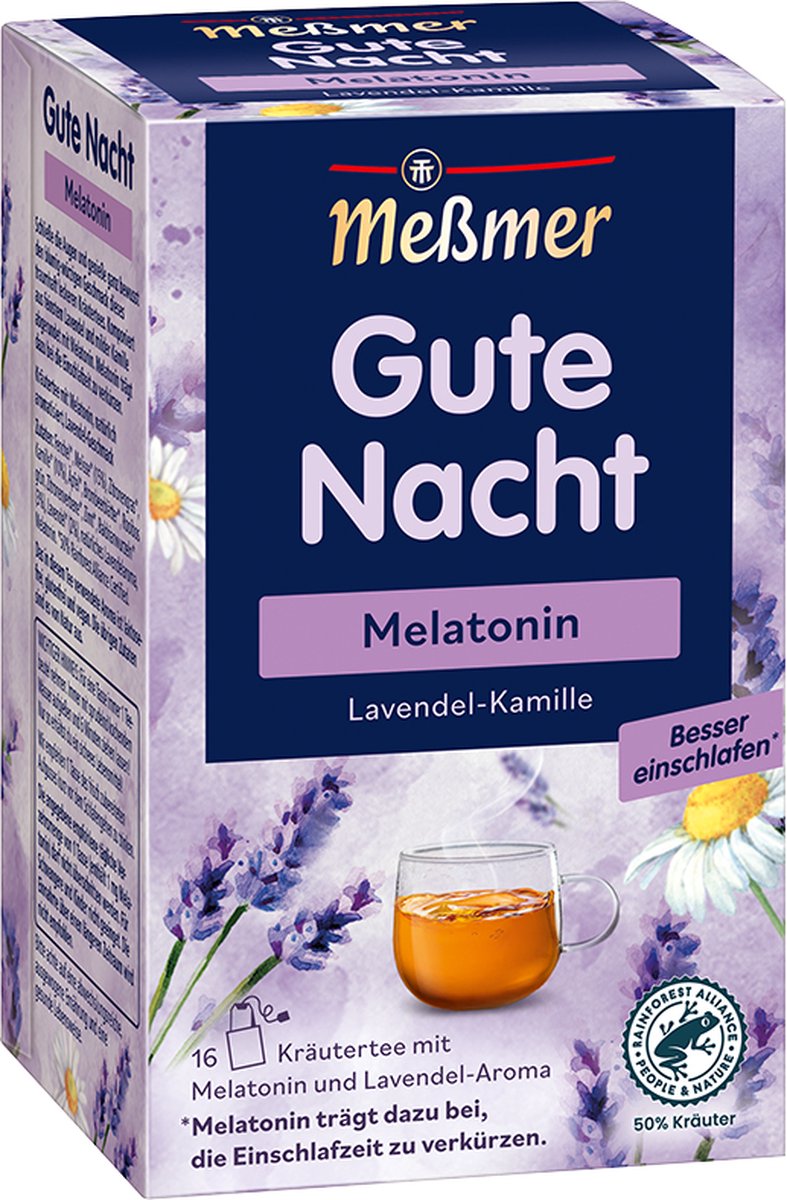Messmer Weltrusten Melatonine Lavendel 2gr - 5x 16 stuks