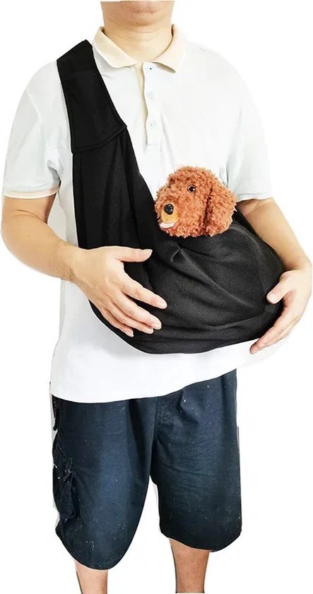 WiseGoods Luxe Hondentas - Hondenrugzak - Draagtas Hond 10KG - Draagtassen Honden - Puppy Tas - Cadeau - Tassen Huisdieren - Zwart