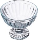 OnePine Set van 6 roze sakura kommen, 54 ml glazen kleine ijsschalen, hoogte 4 cm glazen dessertbekers, dipschalen, kleine glazen schalen voor dessert, ijs, fruit, pudding, sushi en sauzen, enz