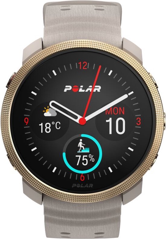 Polar Vantage M3 Multisport Smartwatch - Greige/goud - S en M/L