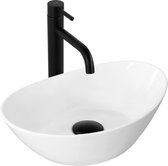 Rea Kate 36 - Lavabo Ovale Compact 365x245 mm - Céramique Wit