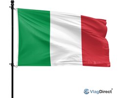VlagDirect - Italiaanse vlag - Italië vlag - 90 x 150 cm.