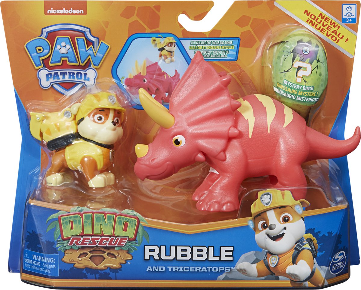 PAW Patrol Dino Rescue - Chase en Dino-actiefiguren - Speelfigurenset — afbeelding 10