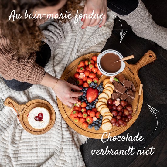 Boska Choco Fondue Petit Marie - Au bain-marie fondueset - 250 ml van Boska — afbeelding 5