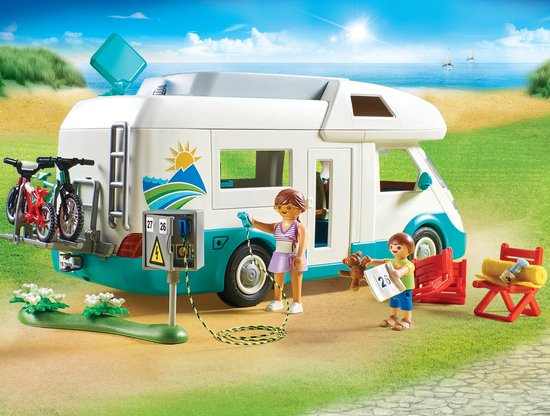 PLAYMOBIL Family Fun Mobilhome met familie - 70088