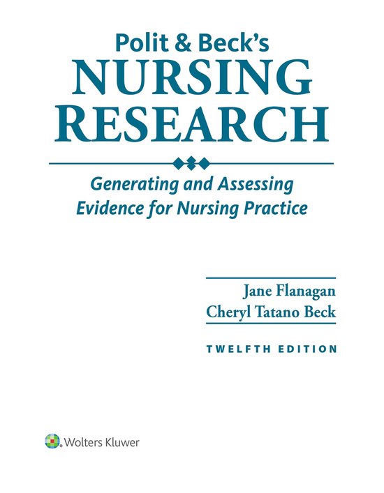 Polit and Beck's Nursing Research - cover