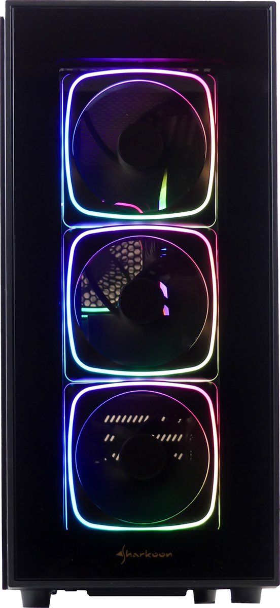 AMD Ryzen 9 5900XT 16-Core RGB Game PC / Streaming Computer - Radeon RX 9060 XT 16GB - 32GB RGB RAM - 1TB SSD - AsRock B450M Pro4-F - WiFi - Windows 11 Pro - Sharkoon TG6 — afbeelding 4