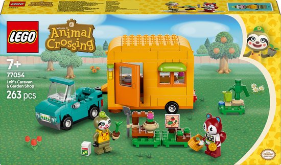 Foto: Lego animal crossing leifs caravan en tuinwinkel 77054