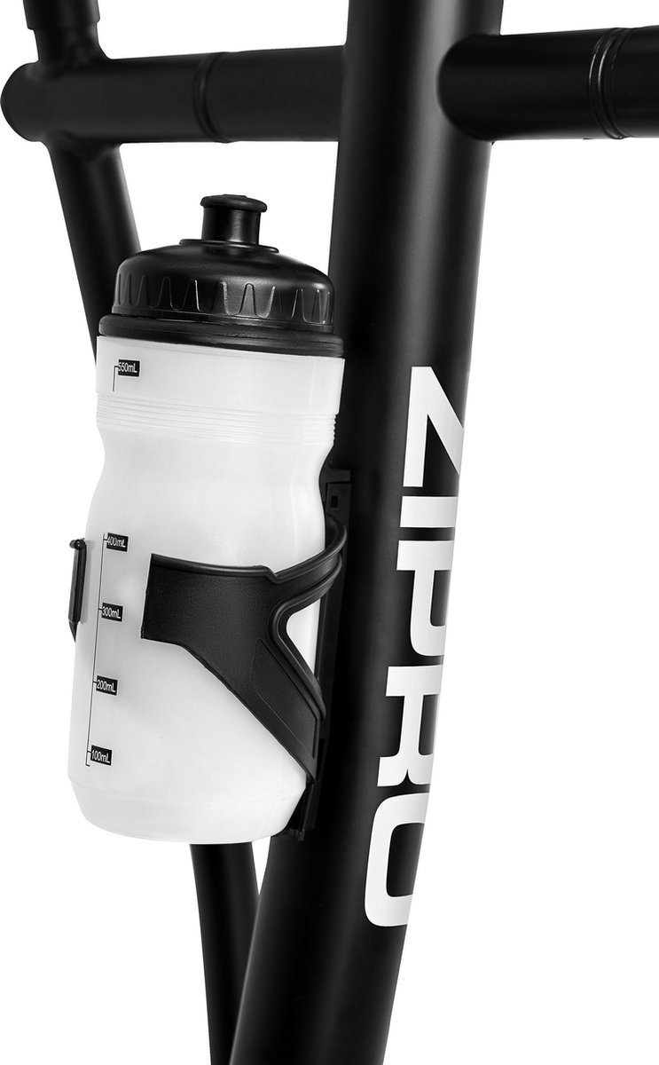 Afbeelding 2 van Zipro Burn Magnetische Crosstrainer, Hartslagsensoren, Gemakkelijk te transporteren, Antislippedalen, Flessenhouder, Homegym, Stabiele structuur, Max. gebruikersgewicht 120 kg, zwart en blauw