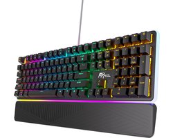 Royal Kludge RK918 - Gaming Toetsenbord - Mechanisch Toetsenbord - RGB - Zwart - Blue Switches - Met Polssteun