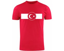Turkije WK 2026 T-shirt Rood - Turkse Vlag Fan Shirt - Rood Casual Shirt