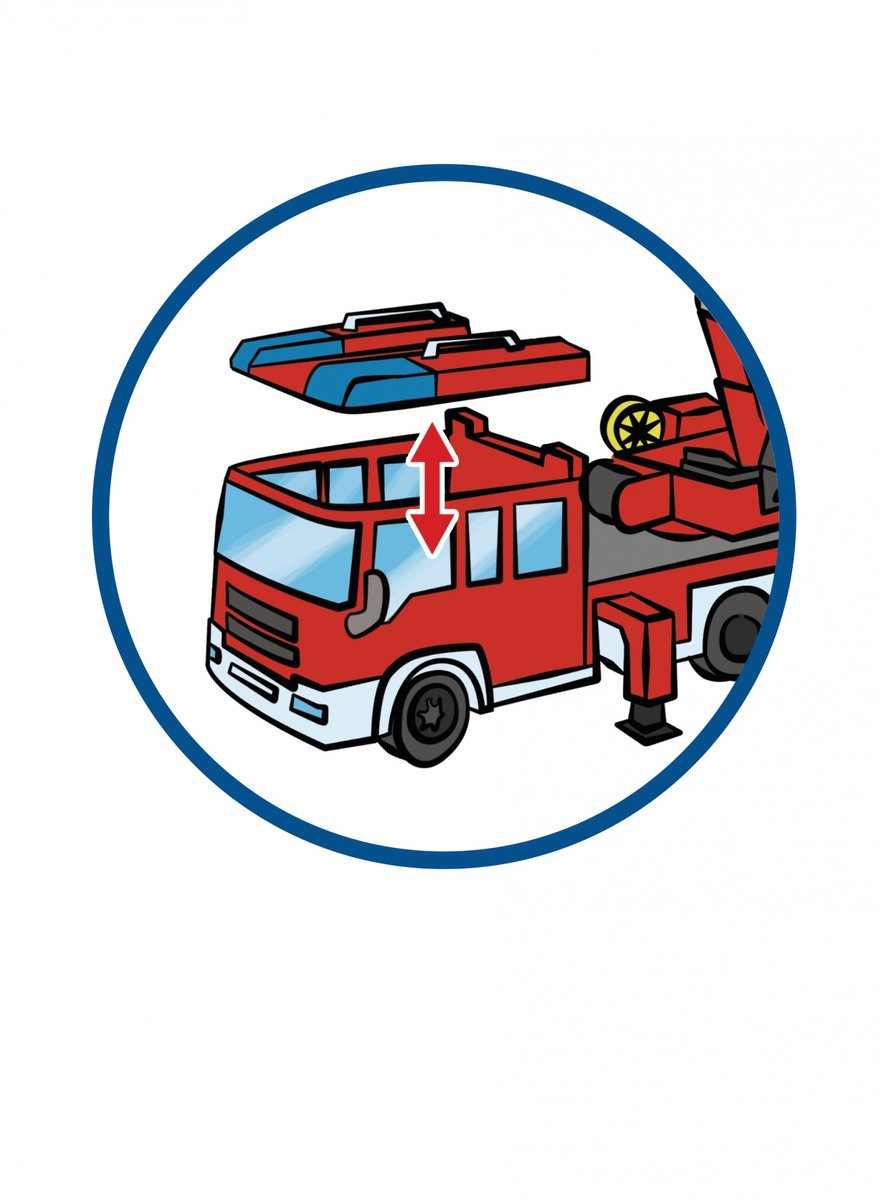 PLAYMOBIL City Action Brandweer ladderwagen - 9463 — afbeelding 19
