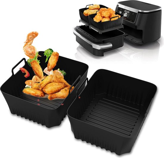 BYKITCHEN Heißluftfritteuse Zubehör Für Philips Dual Basket