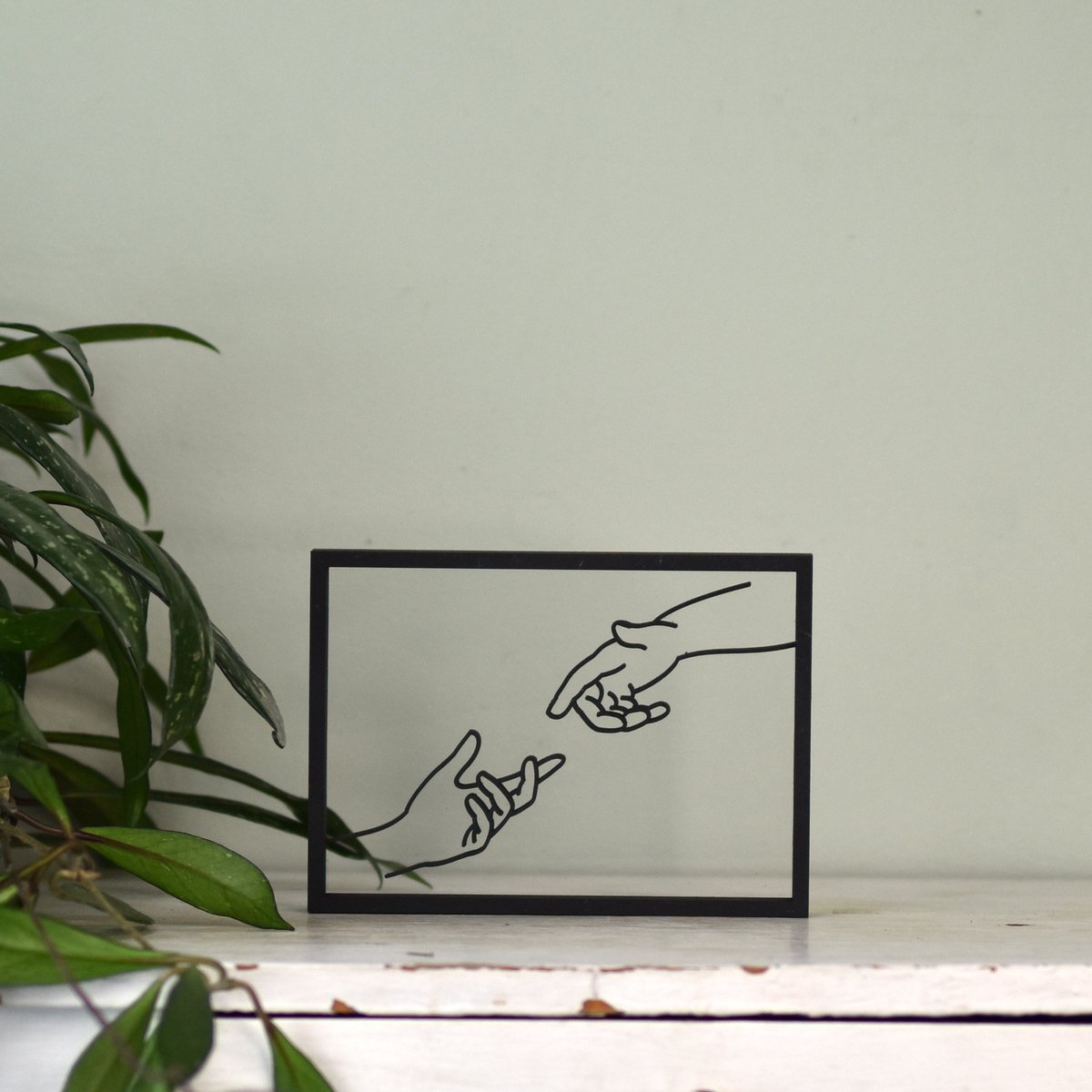 Houten lijstje – Floating Frames – Aanraking