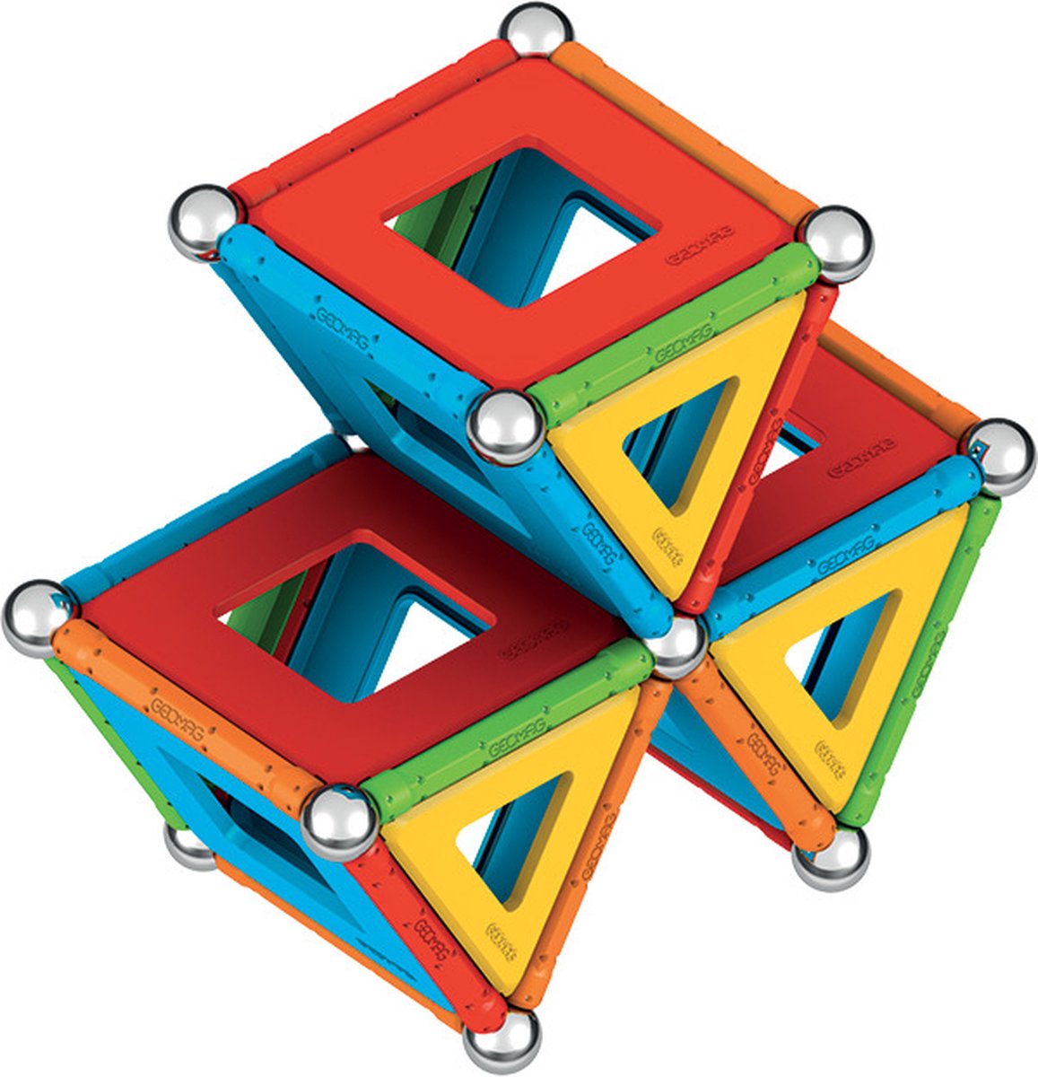 Geomag Super Color Recycled - Magnetisch Constructiespeelgoed met Panelen - 78-delig - Vanaf 5 jaar — afbeelding 10