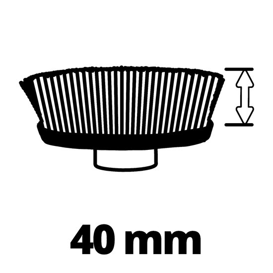 Einhell SOFT Borstel 170/40 - 1 stuk - Diameter borstel: 170 mm - Dikte borstel: 40 mm - Geschikt voor Picobella 18/90 Li Solo — afbeelding 2