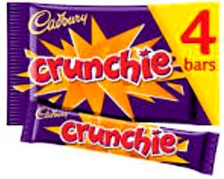 Cadbury Crunchie (4 Bars in a Packet x 26g) - (Honingraat) - (Chocolade) - (England) - (Engeland)