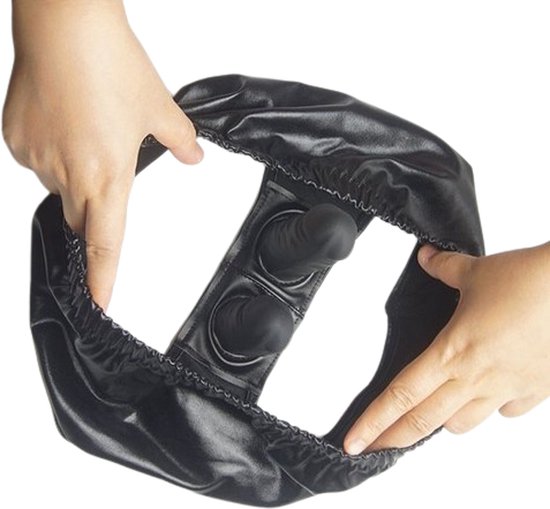 Double Dildo Slip - Buttplug BDSM ondergoed voor dubbele penetratie | bol