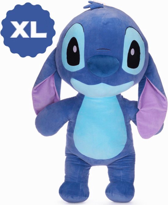 Foto: Stitch met hangoren disney lilo stitch pluche knuffel xl 65 cm grote xxl plush lilo stitch teddybeer extra groot angel leroy scrump stitch speelgoed knuffels cadeau knuffelbeer