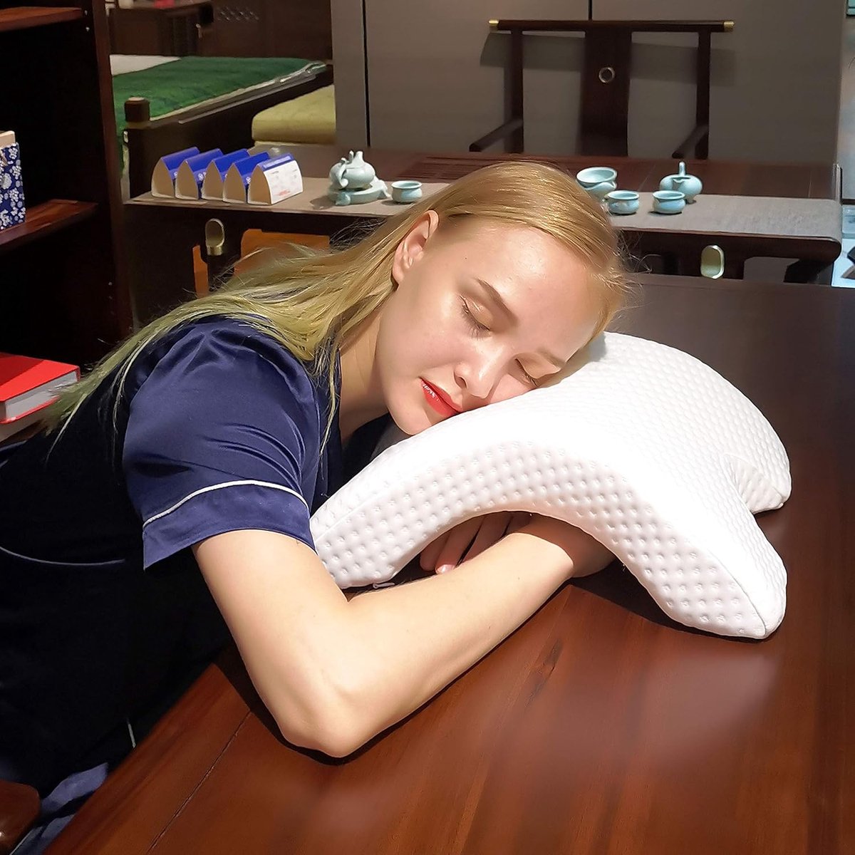 Slaapkussen Koppelkussen Armkussen Slow Rebound Drukkussen Knuffelkussen Traagschuim Reisgewelfd U-kussen Dat Comfort Biedt
