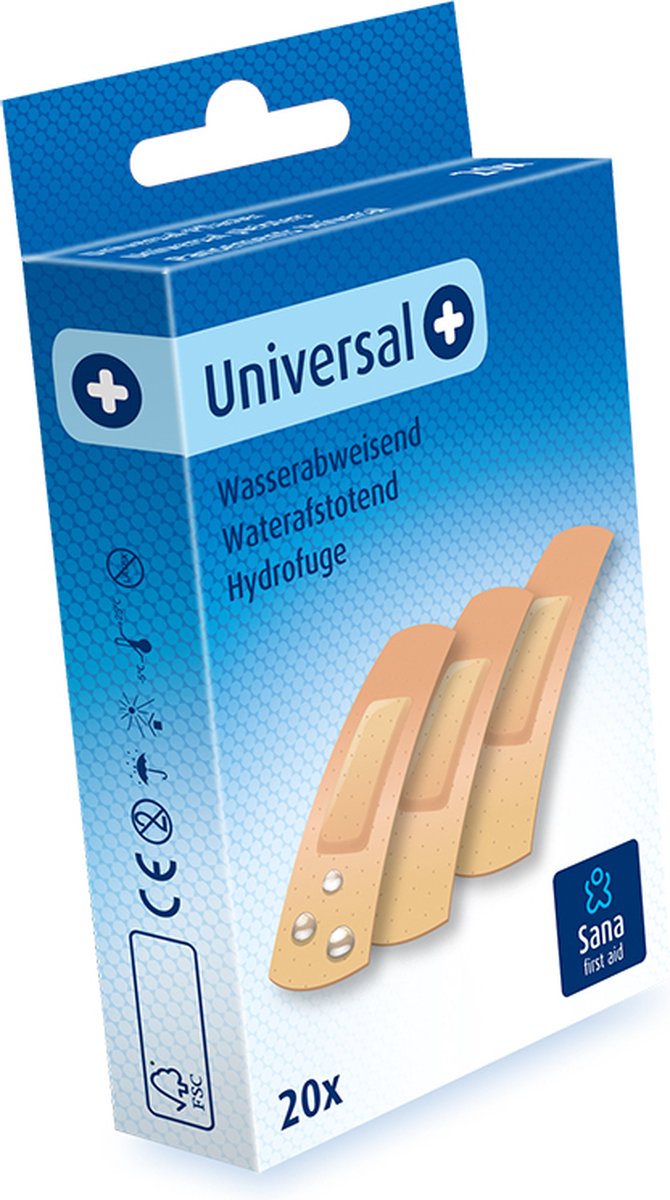 Goedkoopste Sana First Aid Pleisterstrips Universal