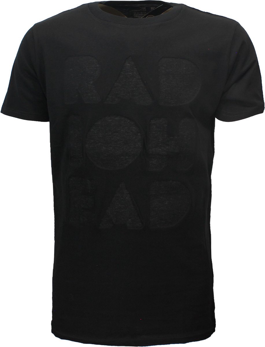 Radiohead Debossed Print on Inside Effect T-Shirt - Officiële Merchandise - L