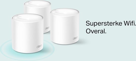 TP-Link Deco E4 - Mesh Wifi - 3-Pack - Wit