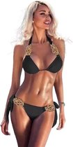Bikini Royal Playa - Slip en Top - Zwart - Dames Zwemkleding - Badpak