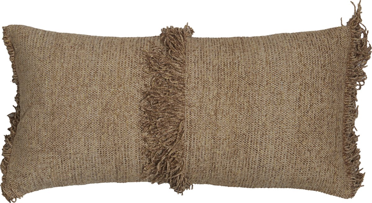 Kussen LUANI - 60x30x10cm - Bruin